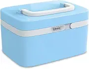First Aid Kit 10.94 Inch Plastic First Aid Box Password Medical Box Household First Aid Kit Medicine Box with Lock Storage Box First Aid Kits