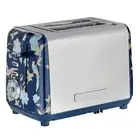 1x Laura Ashley Toaster 2-Slice Elveden Electric Bread Kitchen 24cm - Blue