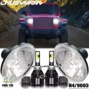 For Jeep Wrangler TJ 97-2006 7"inch Round LED Headlights Hi&Lo Beam Lights Kit