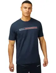 [Ben Sherman] Core Stripe T-shirt in Dark Navy
