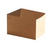 50Pcs Sandwich Take Out Container Disposable Anti-deformed Paper DIY Chocolates Food Packaging Box Household Supplies Yellow