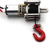 Waterproof Electric Winch Boat Trailer Winch Metal Automatic Winch with 3CH Control Cable for WPL C14 C24 C34 MN D90 MN99S JJRC LDP06 1/12 1/16