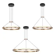 Ostrom LED Pendant Light 30w, 39w, 42w in Coffee Gold