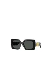 Medusa Biggie-plaque sunglasses 55 Black