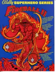 Fireball II Bally Pinball Flyer / Brochure / Ad
