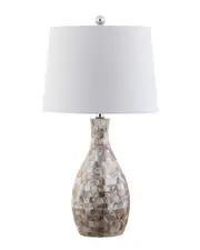JONATHAN Y Designs Verna 26.5in Seashell LED Table Lamp