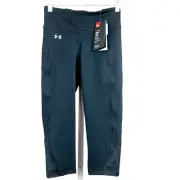 UNDER ARMOUR Compression Fly-By Running Capri Black Womens XS 1271531 NWT