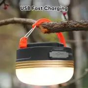 USB Rechargeable LED Camping Light Tent Lantern Outdoor Super Bright Night Lamp