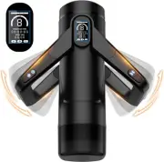 CyberSkin The Wing - Black USB Rechargeable Thrusting & Massaging Auto Mastur...