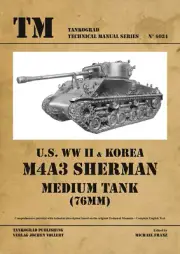 Vehicles Technical Manual #34 WWII & Korea War US M4A3 Sherman (76mm)