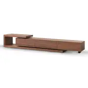 Dwell Extendable TV Entertainment Unit - Walnut
