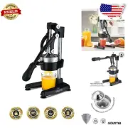 Stainless Steel Citrus Press with Non-Skid Base – Ideal for Pomegranates & More