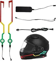 Motorcycle Helmet Lights, Driving Helmet Lamp, 3 Modes Strip Accessories Decoration for Riding Motorbikes Road Trips Night Drives