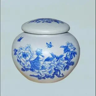 陶瓷茶葉罐啞光汝窯茶葉罐 (10折)