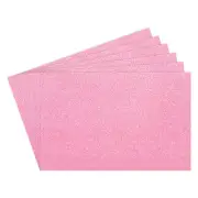 6pcs Glitter EVA Foam Sheets 12x8 Inch, 2mm Thickness Pink Self Adhesive