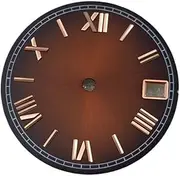 [WUYONGSI] 1pc 28.5mm Roman Numerals NH35 Watch Dial Suitable NH35 Movement Mod Dial Date Windows Vintage Man Watch(A9)