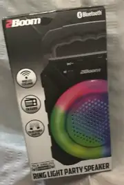 2Boom Portable Bluetooth Small Size Ring Light Party Speaker Sealed