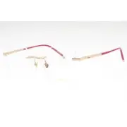 Chopard Women's Eyeglasses Shiny Rose Gold Metal Butterfly Frame VCHG25M 300Y