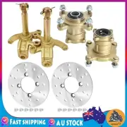 Front Wheel Hubs Brake Disc Steering Spindle Knuckles For ATV Go Kart Dune Buggy