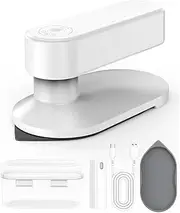Sukiola Cordless Travel Iron for Clothes,Mini Size Iron (No Steam),0.7 Lbs Light Weight Portable Iron,with Storage Box,Heat Pads