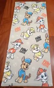 Paw Patrol Chase Marshall Rubble Hand Towel Face Towel, 81x34cm, Cotton (New)