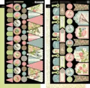 Graphic 45 Botanical Tea Banners Very High Quality Rare & Retired
