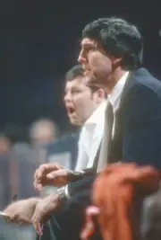 Head coach Jerry Sloan of the Chicago Bulls1980's Basketball photo 2