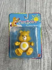 Care Bears FUNSHINE BEAR Poseable Figure 2002 Play Along Inc Toy NEW
