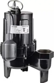 WASSERMANN 3/4 HP Sewage Pump – 2” Discharge, Auto Float Switch – Heavy Duty