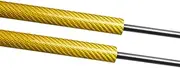 Gas Springs for Nissan for Skyline R33 Coupe 1993-1998 Rear Trunk Lift Supports Prop Rod Gas Struts Carbon Fiber Shock Dampers Gas Struts(Yellow Carbon Fiber)
