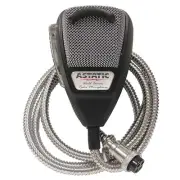 (302-10001SE) 636LSE 4-Pin Noise Canceling CB Microphone,XLR, Silver