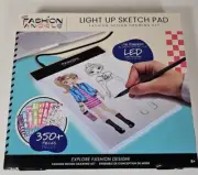 Fashion Design Light Up Sketch Pad 12521, Light Up Tracing Pad, Includes USB