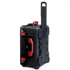 Black & Red Pelican 1610 case. With foam. With wheels.