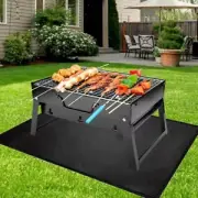 Fire Grill Mat BBQ Grill Mat Folding Oil-Proof Grill Floor Pads8597