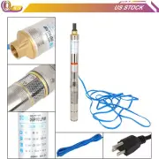 95psi Water Outlet 1" 1/2Hp Deep Well Pump Submersible Water Pump 3420r/min