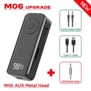 Bluetooth 5.3 Audio Transmitter Receiver 3.5MM AUX Support TF Card Play MIC Coll