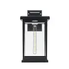 Modern Farmhouse Solar Wall Light, Outdoor Sconce Lamp with Dusk-to-Dawn Sens...