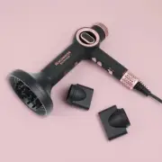 Beachwaver Backstage Pro Dryer Set w/ 3 Attachments Midnight Rose -New & Sealed