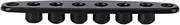 Guitar String Through Telecaster SaddlesGuitar Mounting FerrulesElectric Guitar Parts, Ferrules Plate Ferrule Bushing Plate Zinc Alloy AccessoriesBridges & Bridge (Black)