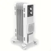 Dimplex 1500W Oil Portable Column Heater/Heating w/Turbo Fan/Thermostat WHT