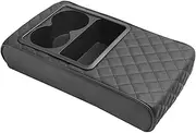 Car Armrest Cover, Car Armrest Box Cushion, Water Cup Holder, Reinforced Leather Car Armrest Cushion, Center Protection Cushion, Armrest Box Mat