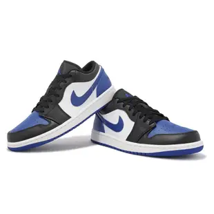 Nike Air Jordan 1 Low Royal Toe 白 藍 黑 男鞋 AJ1 ACS 553558-140