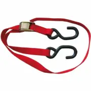 Pair Of Ropes For Anchor Motorcycle Tie Down 185CM With Hooks Gummed