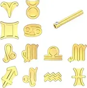 RdjEokf 12 PCS Wood Burning Tips, with Unique Patterns, DIY Woodburning Tips, DIY Creative Tools Stippling Kit, for Embossing, Carving, Pyrography for Beginners