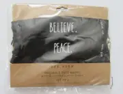 [Pack of 2 Masks] Rae Dunn Reusable Face Masks With Adjustable Elastic Straps (