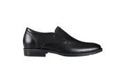 Mens Julius Marlow Notorize Black Leather Work Slip On Formal Dress Shoes