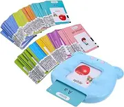 HOOTNEE 1Set Talking Flash Cards Learning Educational English Reading Machine for Preschoolers with Cards Sensory Speech Development for Early Learning