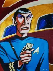 MR. SPOCK PRINT poster star trek leonard nimoy captain kirk picard enterprise