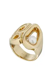 [Marina Moscone] Pearl Signet Ring