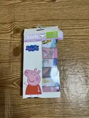 Peppa Pig Briefs Girls Size 2T 3T Cotton Character Toddler 7pk Briefs Assorted